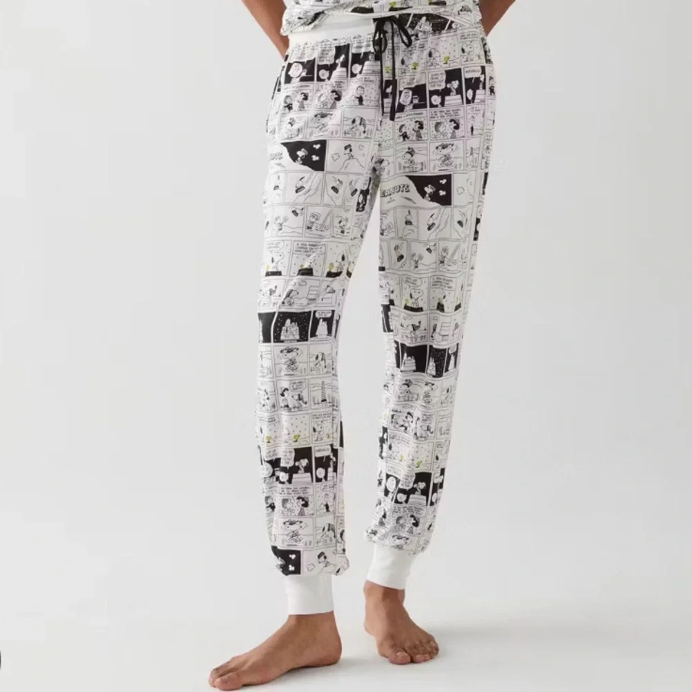 🆕♠️KATE SPADE PEANUTS PRINT HENLEY PJ SET